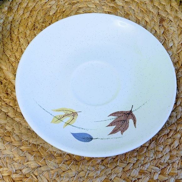 Vtg MCM California Franciscan Earthenware Autumn Pottery Dinnerware Cup & Saucer - Picture 4 of 11